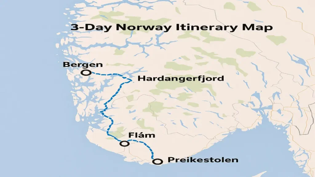 3-day Norway itinerary