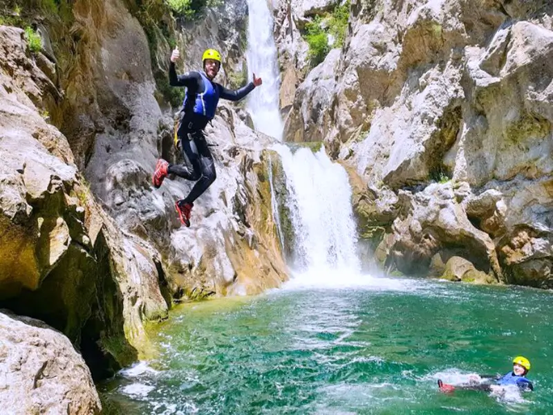 Cetina river waterfalls