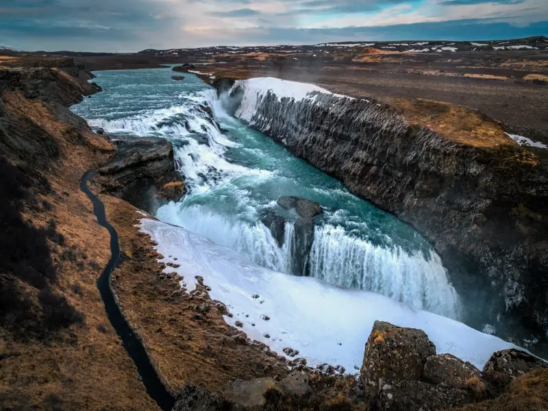 Iceland Gullfoss waterfall