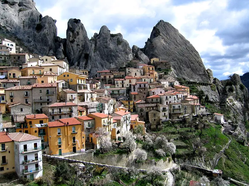 Italy hill towns - Castelmezzano