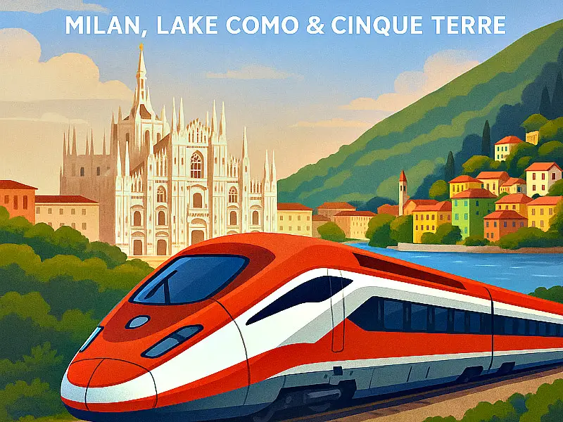 Northern Italy by train