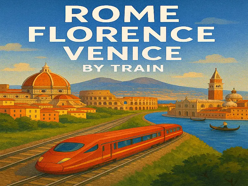 Rome to Florence and Venice by train