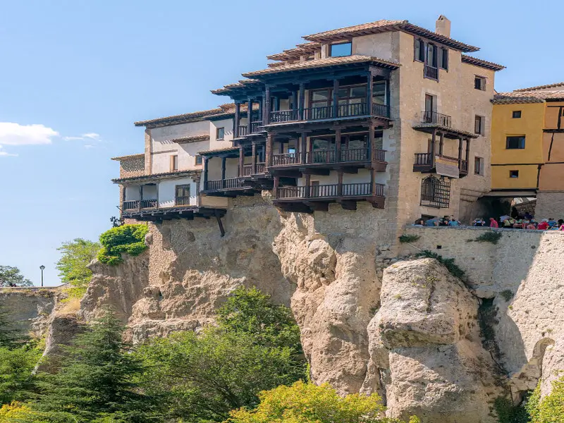 Cuenca hanging houses gorge