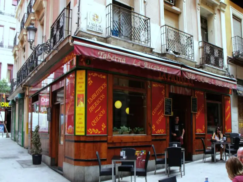 Carrer de blai tapas street Barcelona.