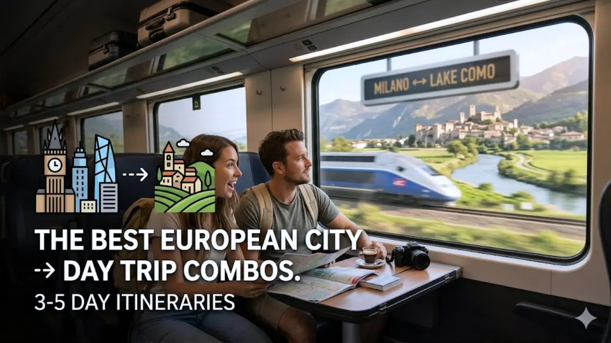 Best European city day trip combos