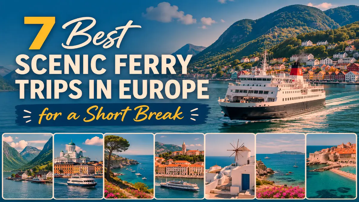 Scenic ferry trips in Europe